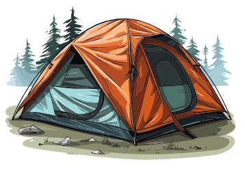 Essential camping and hiking gear kit for outdoor adventure