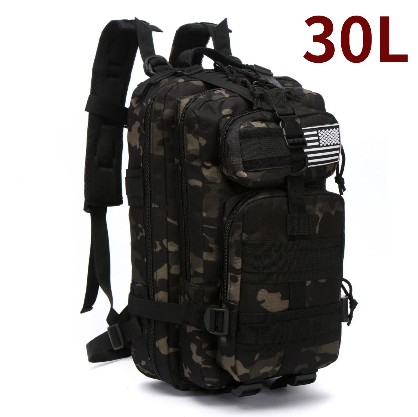 Waterproof Nylon Tactical Backpack for Hiking, Camping, Fishing & Outdoor Adventures"