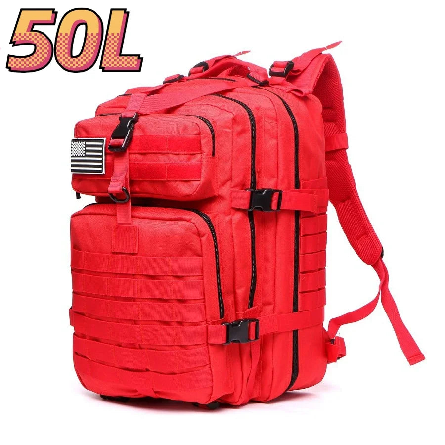 Waterproof Nylon Tactical Backpack for Hiking, Camping, Fishing & Outdoor Adventures"